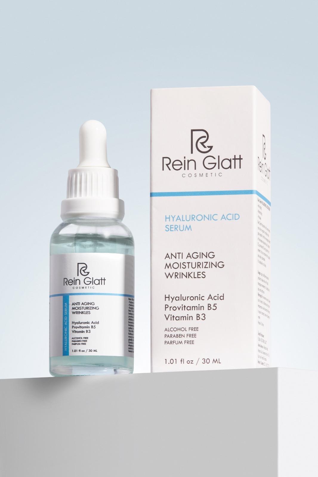 Rein Glatt Yoğun Nemlendirici Hyaluronik Asit Cilt Serumu 30ml Vegan Yaşlanma Karşıtı Serum