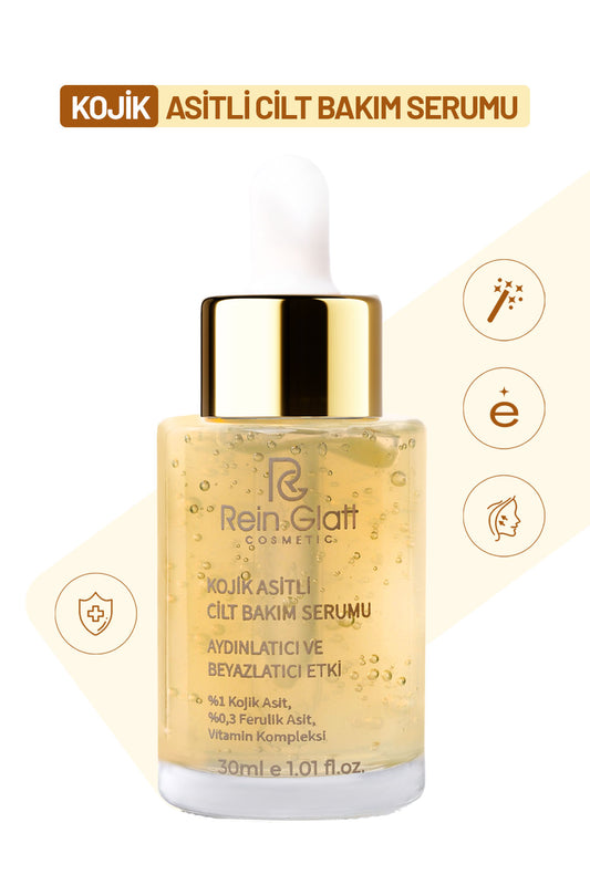 Kojic Asit Serumu, Portakal Ve Kojik Asit Içeriğiyle Leke Karşıtı Beyazlatıcı Serum 30 ml