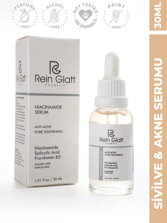 Rein Glatt Gözenek Ve Karşıtı Niacinamide Ve Salisilik Asit Içeren Cilt Bakım Serumu 30 ml