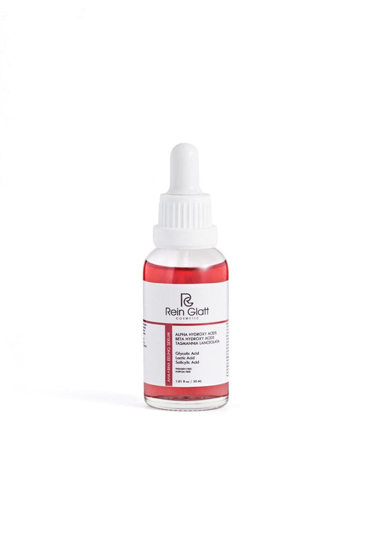Rein Glatt Cosmetic Aha & Bha Canlandırıcı & Cilt Tonu Eşitleyici Vegan Kırmızı Peeling Cilt Serumu 30 ml